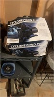 Cyclone pond pump