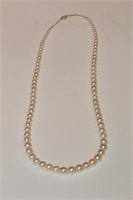 14kt yellow gold Pearl Necklace featuring