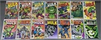 14pc Incredible Hulk #163-379 Marvel Comic Books