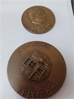 Graphic Arts Token, Antique Medal
