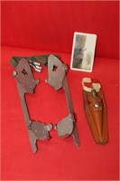 Pair of Early 1900's Ice Skates by Union Hardware,