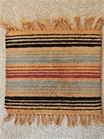 Woven Striped Mexican Serape-Style Textile