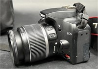Canon Rebel EOS Digital Camera w Extras
