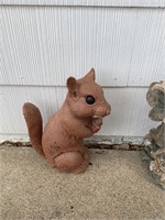 Plastic Squirrel yard ornament