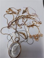 Goldtone Jewelry Lot to Include Necklaces and More