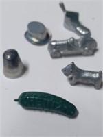 Heinz Pickle Pin and Monopoly Game Pcs