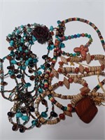 Lot of Costume Native American Necklaces and More