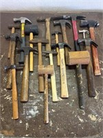 Variety of Hammers & Mallets, as pictured