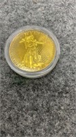 1/2 oz. fine gold coin MUST BE WIRE PAYMENT IF