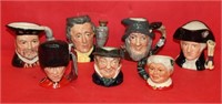7pc Royal Doulton Character Mugs;