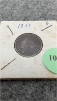 1911 one cent