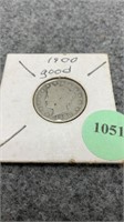 1900 one cent