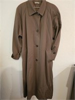 Brown 100% Wool Full Lenght Coat by Sara Robert