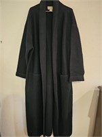 Ladies Black 100% Wool Coat by Jones, NY- Large