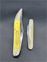 (2) Pocket Knives, as pictured
