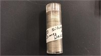 50 silver dimes assorted dates