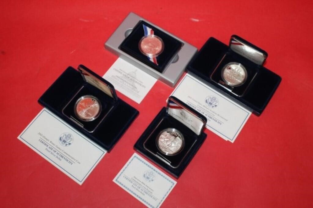 4pc US Mint; 2002 Olympic Winter Games,