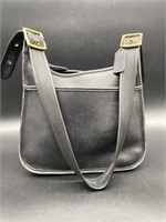 Coach Black Leather Shoulder Purse