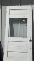 Vintage door 4 sold panel I glass panel,