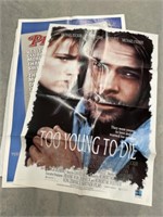 Movie Star Posters (vintage); John Travolta, Brad