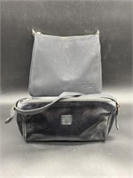 (2) Black Purses: Tommy Hilfiger Nylon, Anne Klein