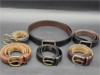 (5) Selection of Men's Belts, as pictured
