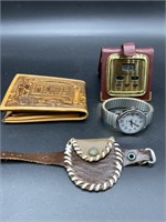 (4) Men’s Timex Watch, Howard Miller Travel
