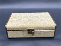 Vintage Jewelry Box with Key