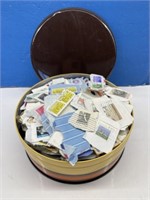 Tin With Stamps