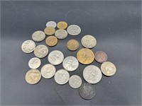 Selection of US and Foreign Coins