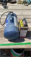 Air tank 7 gallons ( untested), hydraulic bottle