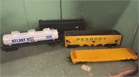 Train cars- variety - lot of 4