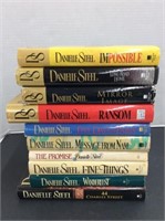10 Danielle Steel Hardcover Books