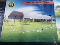 New Golden Mount 20' x 20' Alt Steel Carport