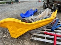 13' Yellow Playground Slide