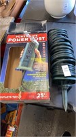 Outdoor Power line Power post with 3 outlets. 25