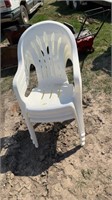 Plastic outdoor chairs