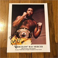 Autographed Merciless Ray Mercer Publicity Photo