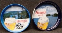 (2) Vintage Hamm's Beer Trays