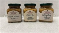 3 assorted mustards