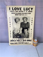 I Love Lucy Poster/Sign