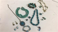 Vintage Sterling & Turquoise Jewelry & More K16H