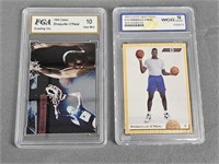 Lot Of 2 Graded Shaquille O'neal Cards