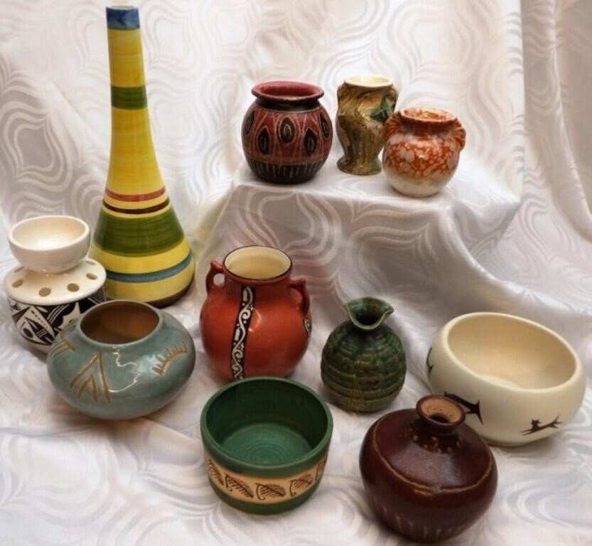 Art Pottery, Porcelain Vases & More - Some Signed
