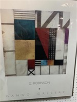 FRAMED G. ROBINSON GANGO GALLERY POSTER -