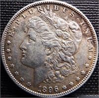 1896 Morgan Silver Dollar - Coin