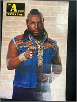 1983 MR T " A “ TEAM POSTER - 21 X 32 “