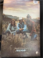 1976 ZZ TOP POSTER - 24 X 36 “