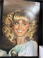 1980 OLIVIA NEWTON JOHN POSTER - 24.5 X 36.5 “