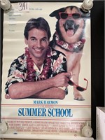 1987 MARK HARMON SUMMER SCHOOL MOVIE POSTER -